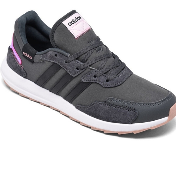 EUC Adidas Women's Retrorun Running Sneakers size 8 - Picture 1 of 12